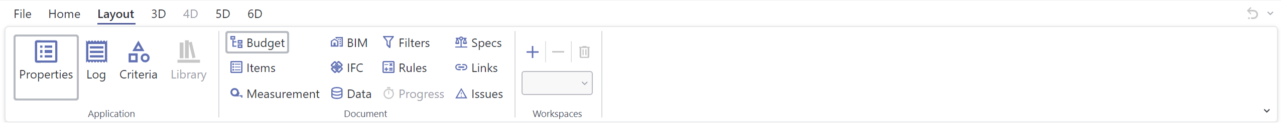 Layout Tab